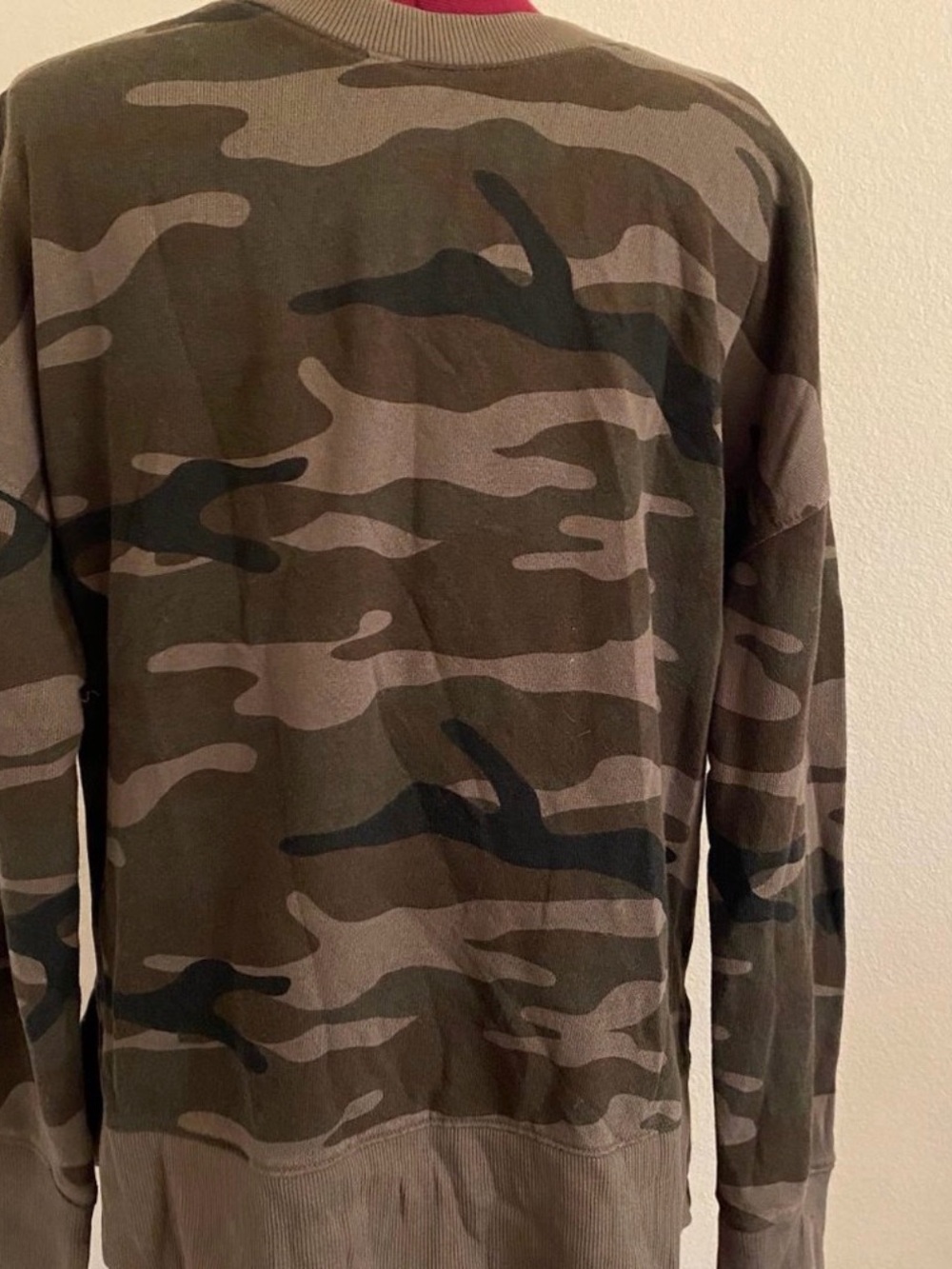 Time and Tru Brown Terry Crewneck Sweatshirt